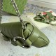 Gucci Horsebit Chain Medium Shoulder Bag Green Leather