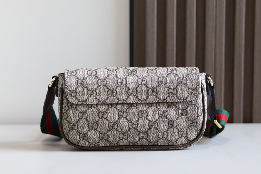 Gucci Ophidia Mini Bag Beige And Ebony Supreme