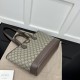 Gucci Ophidia Gg Mini Tote Bag Beige And Ebony Supreme