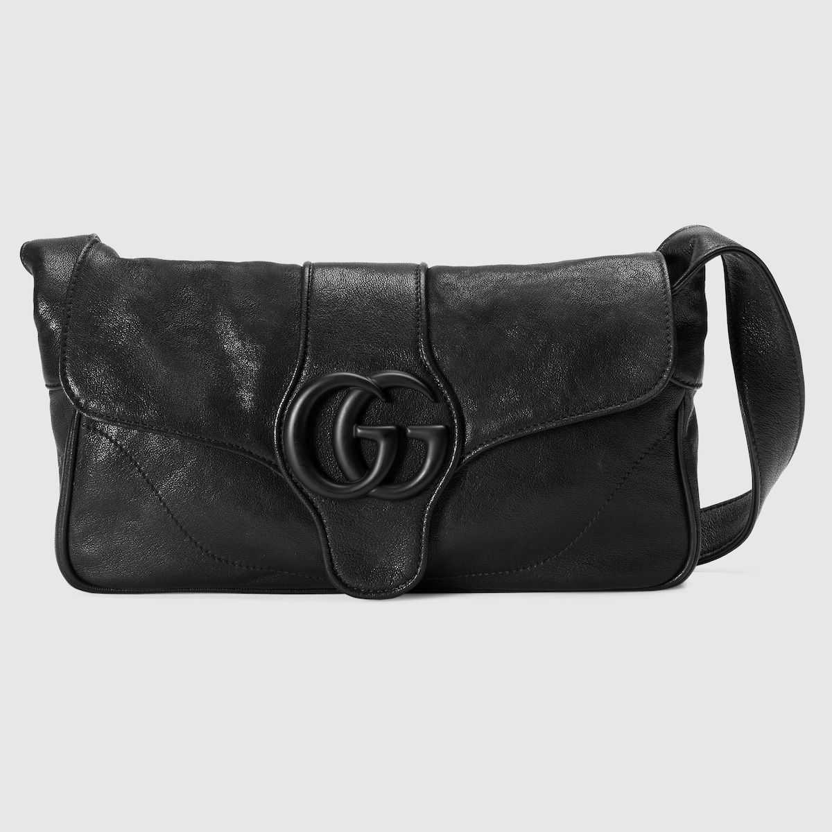 Gucci Aphrodite Small Shoulder Bag Black Leather