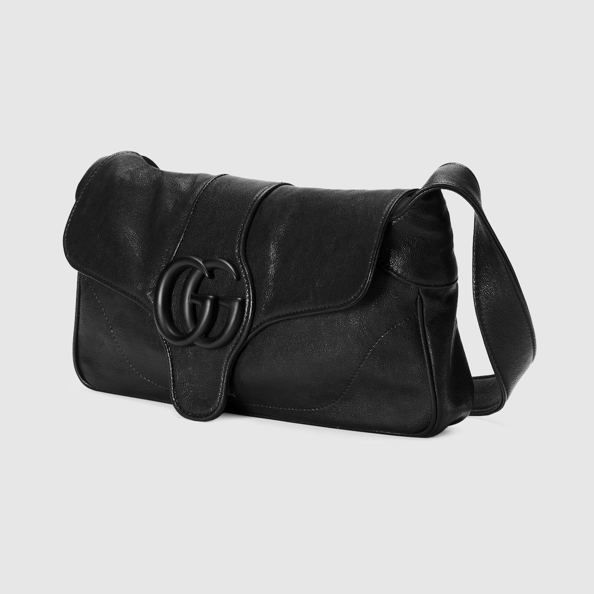 Gucci Aphrodite Small Shoulder Bag Black Leather