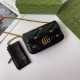 Gucci Gg Marmont Mini Bag Black Leather