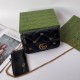 Gucci Gg Marmont Mini Bag Black Leather