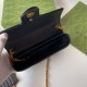 Gucci Gg Marmont Mini Bag Black Leather