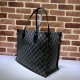 Gucci Ophidia Gg Large Tote Bag Black And Grey Denim