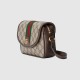 Gucci Ophidia Gg Mini Shoulder Bag Beige And Ebony Gg Supreme