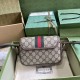 Gucci Ophidia Gg Mini Shoulder Bag Beige And Ebony Gg Supreme