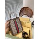 Gucci Ophidia Gg Super Mini Bag Beige And Ebony Gg Supreme