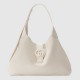 Gucci Aphrodite Large Shoulder Bag White Leather