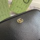 Gucci Gg Marmont Super Mini Shoulder Bag Black Leather