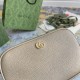 Gucci Gg Marmont Super Mini Shoulder Bag Beige Leather