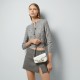 Gucci Horsebit 1955 Mini Shoulder Bag White Leather