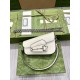 Gucci Horsebit 1955 Mini Shoulder Bag White Leather