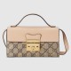 Gucci Padlock Mini Bag With Horsebit Print Beige And Ebony Supreme