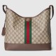 Gucci Ophidia Gg Medium Shoulder Bag Beige And Ebony Gg Supreme