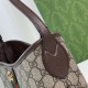 Gucci Ophidia Gg Medium Shoulder Bag Beige And Ebony Gg Supreme