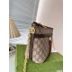 Gucci Ophidia Gg Mini Shoulder Bag Beige And Ebony Gg Supreme