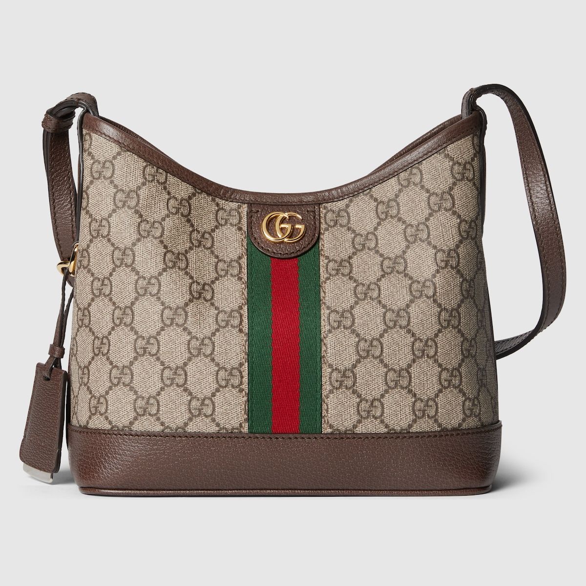 Gucci Ophidia Gg Small Shoulder Bag Beige And Ebony Gg Supreme