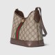 Gucci Ophidia Gg Small Shoulder Bag Beige And Ebony Gg Supreme