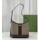 Gucci Ophidia Gg Small Shoulder Bag Beige And Ebony Gg Supreme