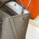 Hermes Garden Party 30 Bag In Tourterelle Clemence Leather