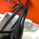 Hermes Garden Party 30 Bag In Black Clemence Leather