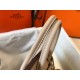 Hermes Birkin 25 Bag In Beige Clemence Leather with GHW