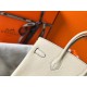 Hermes Birkin 25 Bag In Beton Clemence Leather with GHW