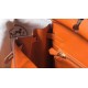 Hermes Birkin 25 Bag In Orange Clemence Leather with GHW