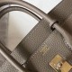 Hermes Birkin 25 Bag In Tourterelle Clemence Leather with GHW