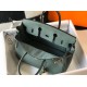 Hermes Birkin 25 Bag In Vert Amande Clemence Leather with GHW