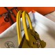 Hermes Birkin 25 Bag In Yellow Clemence Leather with GHW