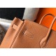 Hermes Birkin 30 Bag in Gold Clemence Leather with GHW