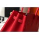 Hermes Birkin 30 Bag in Red Clemence Leather with GHW