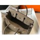 Hermes Birkin 30 Bag in Taupe Grey Clemence Leather with GHW