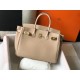 Hermes Birkin 30 Bag in Trench Clemence Leather with GHW