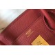 Hermes Birkin 35 Bag in Ruby Clemence Leather with GHW