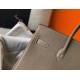 Hermes Birkin 35 Bag in Taupe Clemence Leather with GHW