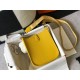 Hermes Evelyne III Mini Bag In Yellow Clemence Leather