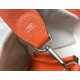 Hermes Evelyne III 29 Bag In Orange Clemence Leather