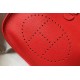 Hermes Evelyne III 29 Bag In Red Clemence Leather