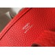 Hermes Evelyne III 29 Bag In Red Clemence Leather