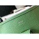 Hermes Evelyne III 29 Bag In Vert Criquet Clemence Leather