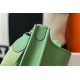 Hermes Evelyne III 29 Bag In Vert Criquet Clemence Leather