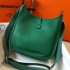 Hermes Evelyne III 29 Bag In Vert Vertigo Clemence Leather