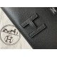 Hermes Jige Elan 29 Clutch Bag In Black Epsom Leather