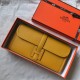 Hermes Jige Elan 29 Clutch Bag In Yellow Epsom Leather