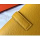 Hermes Jige Elan 29 Clutch Bag In Yellow Epsom Leather