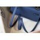 Hermes Kelly Mini II Sellier Bag In Blue Agate Epsom Leather