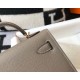 Hermes Kelly Mini II Sellier Bag In Gris Asphalt Epsom Leather